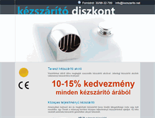 Tablet Screenshot of kezszarito.net